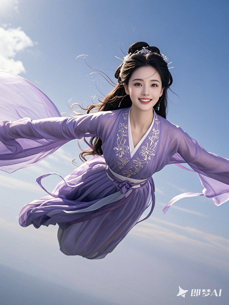 图片[2]-飞天仙女系列AI绘画描述提示词-抖微AI