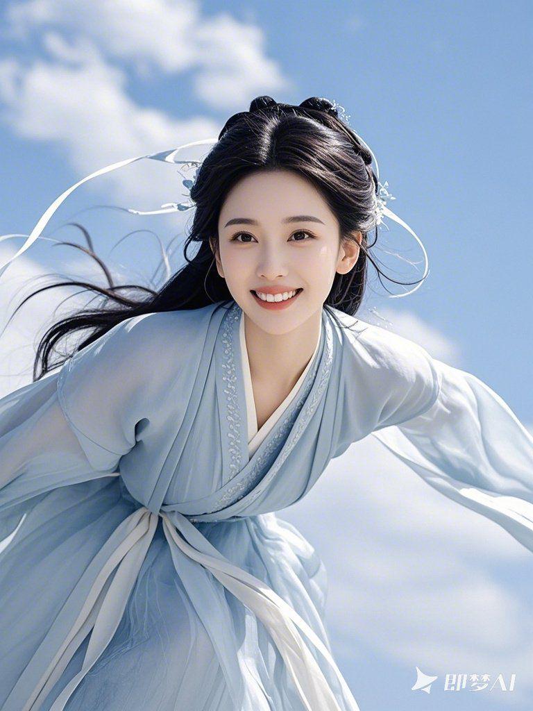飞天仙女系列AI绘画描述提示词-抖微AI