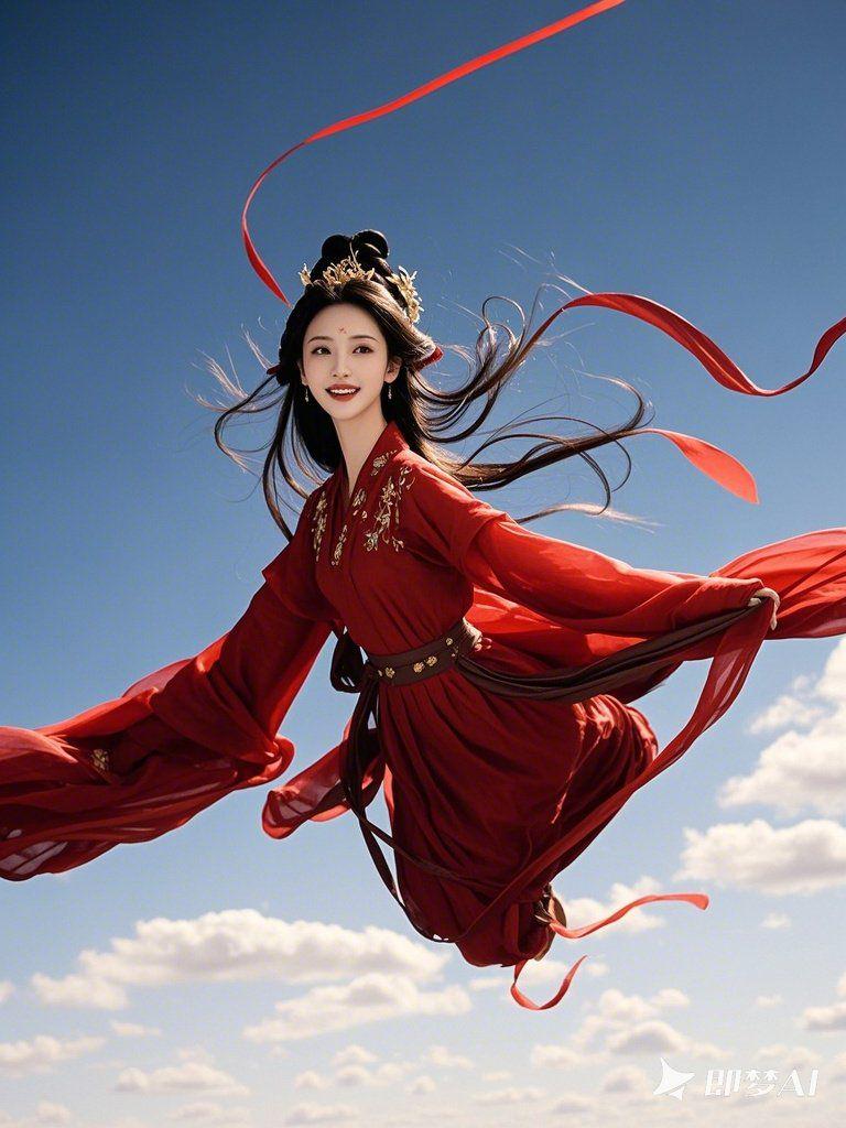 图片[5]-飞天仙女系列AI绘画描述提示词-抖微AI