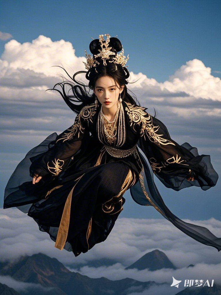 图片[9]-飞天仙女系列AI绘画描述提示词-抖微AI