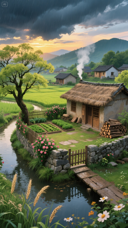风景图片系列AI绘画提示词-抖微AI