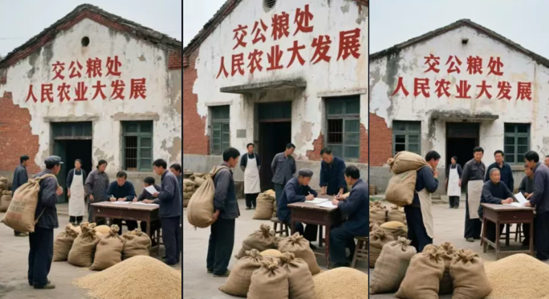 70年代交公粮系列AI绘画提示词-抖微AI
