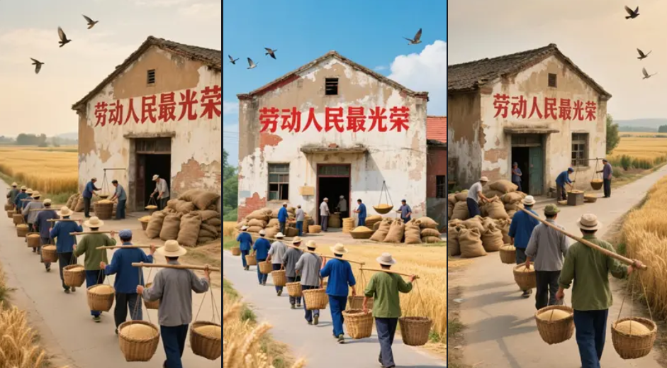 图片[2]-70年代交公粮系列AI绘画提示词-抖微AI