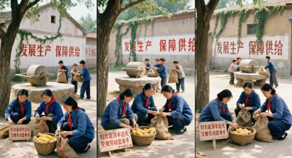 图片[3]-70年代交公粮系列AI绘画提示词-抖微AI
