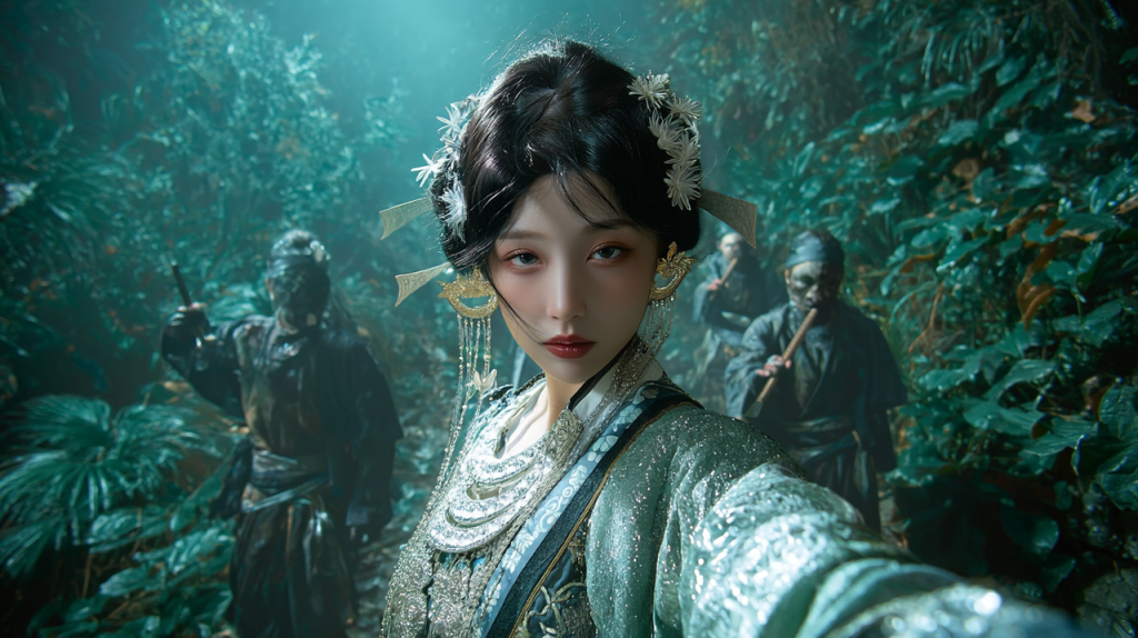 图片[6]-苗疆女孩系列提示词-抖微AI