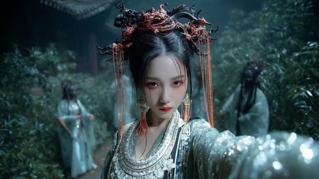 图片[10]-苗疆女孩系列提示词-抖微AI