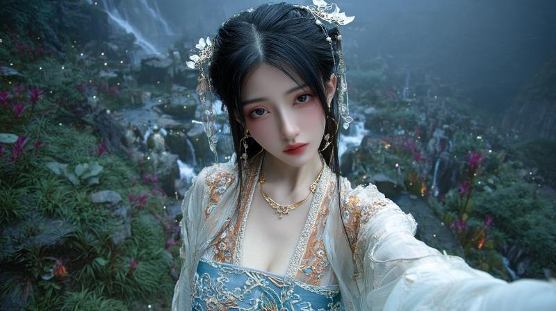 图片[11]-苗疆女孩系列提示词-抖微AI