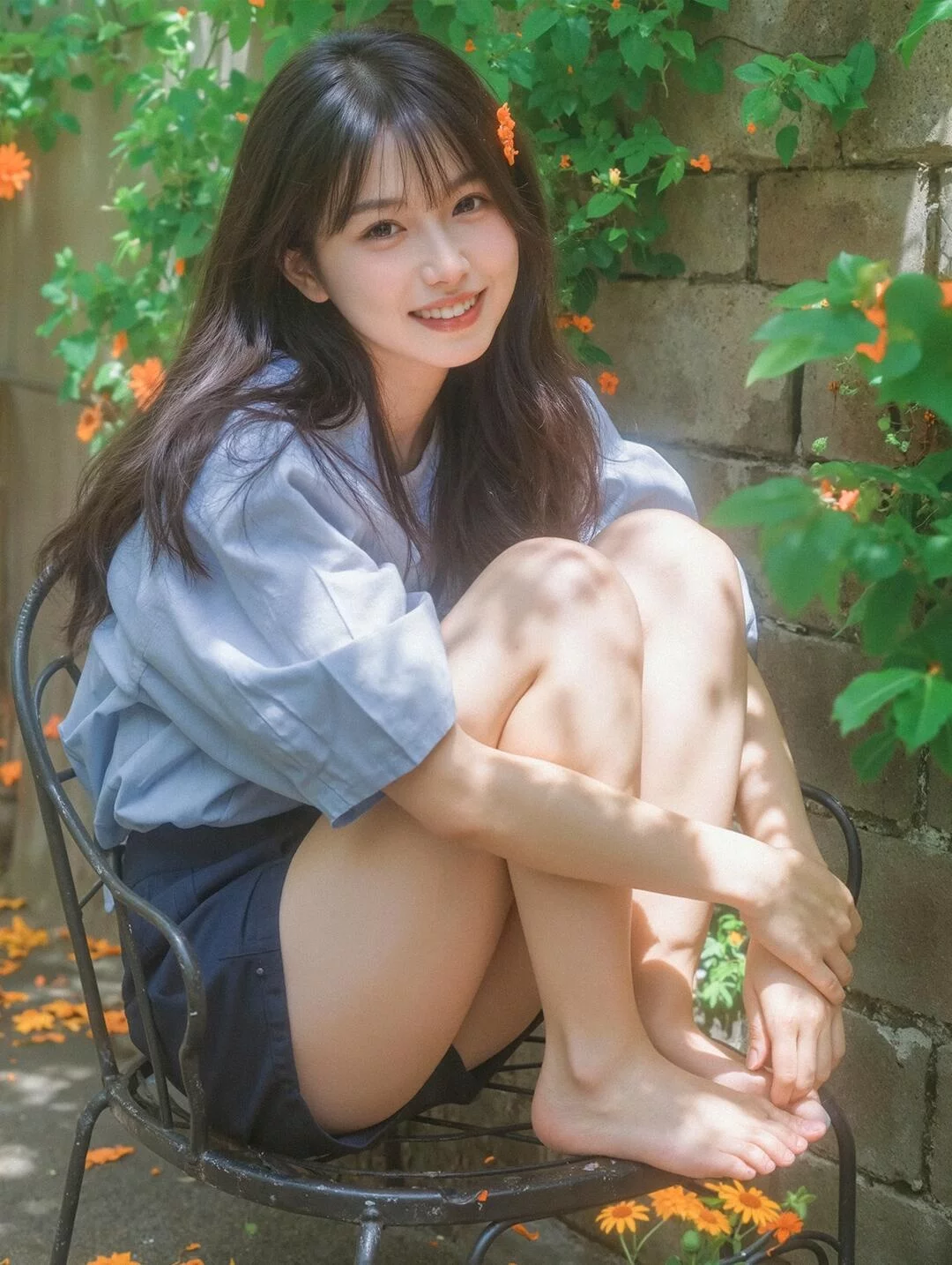 图片[5]-AI 镌刻暖阳风华，9 组清甜少女夏日写真大片出图提示词-抖微AI