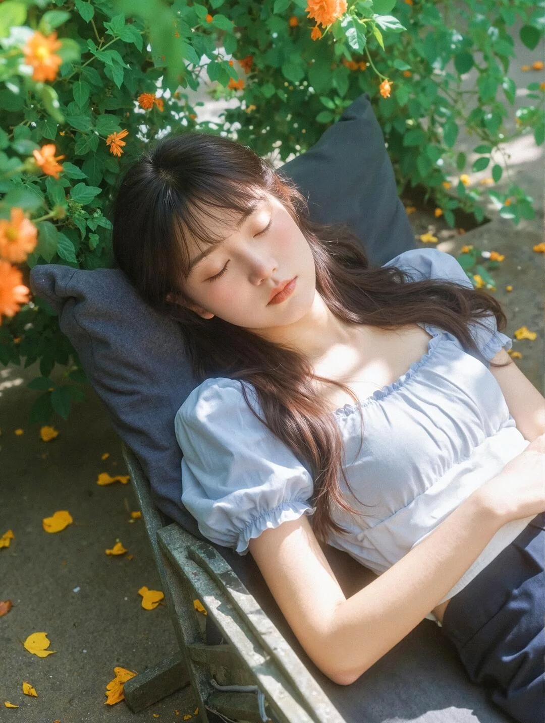 图片[8]-AI 镌刻暖阳风华，9 组清甜少女夏日写真大片出图提示词-抖微AI
